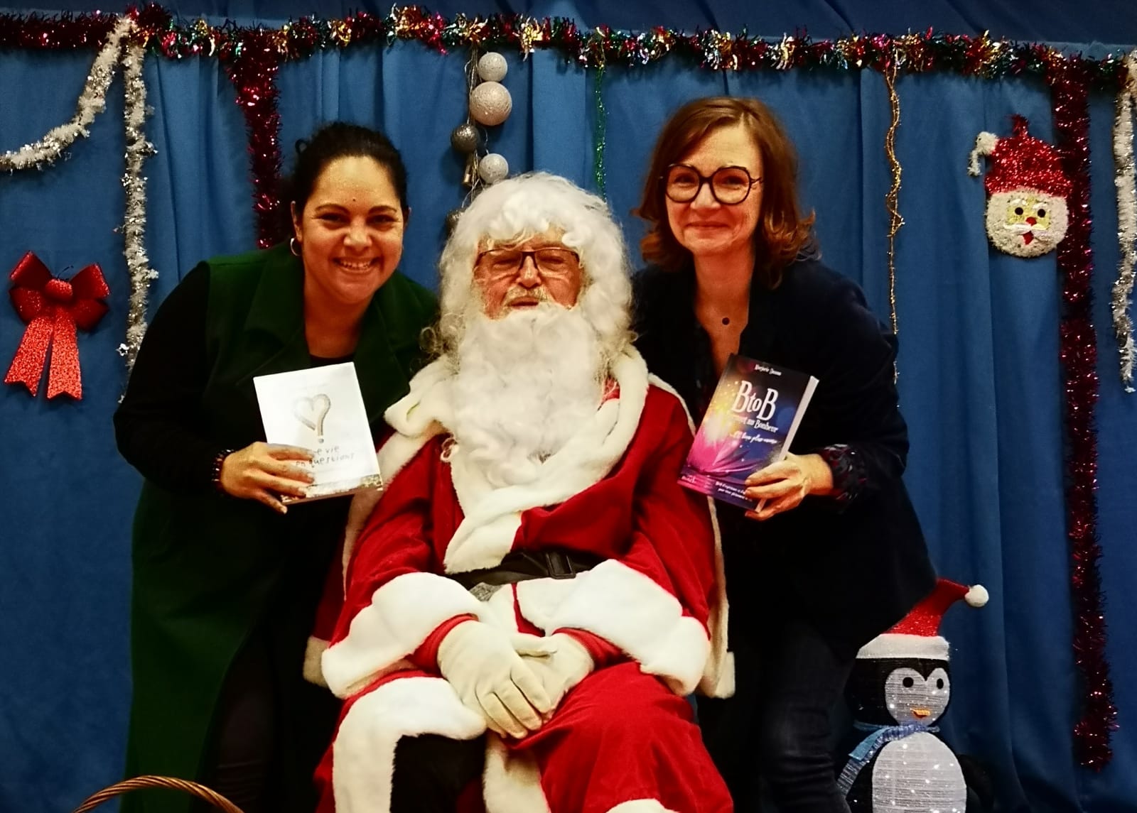 🎅 Rencontre avec le Père Noël ! ... et nos lecteurices ❣️