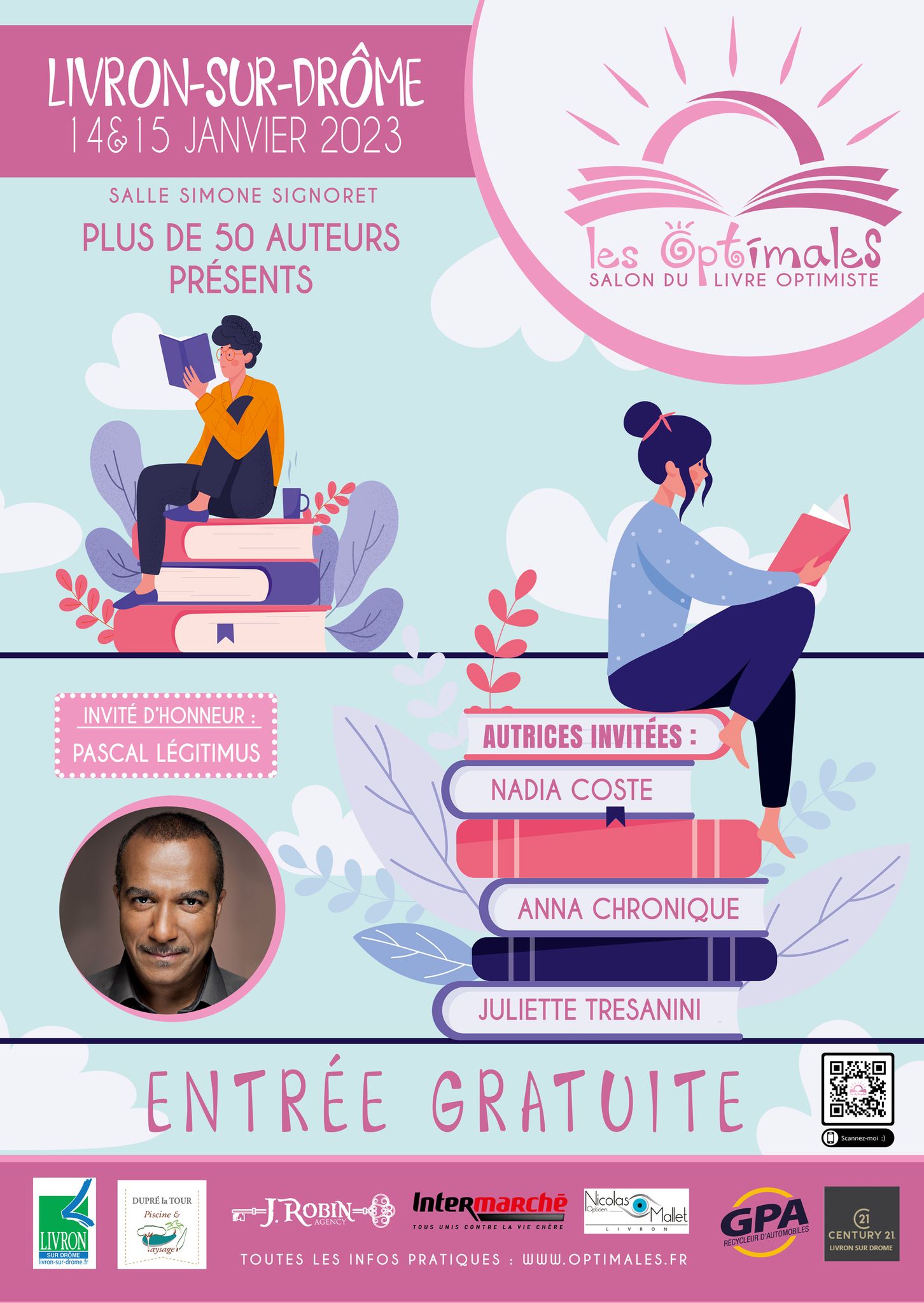 RDV aux Optimales, le premier salon du livre optimiste !