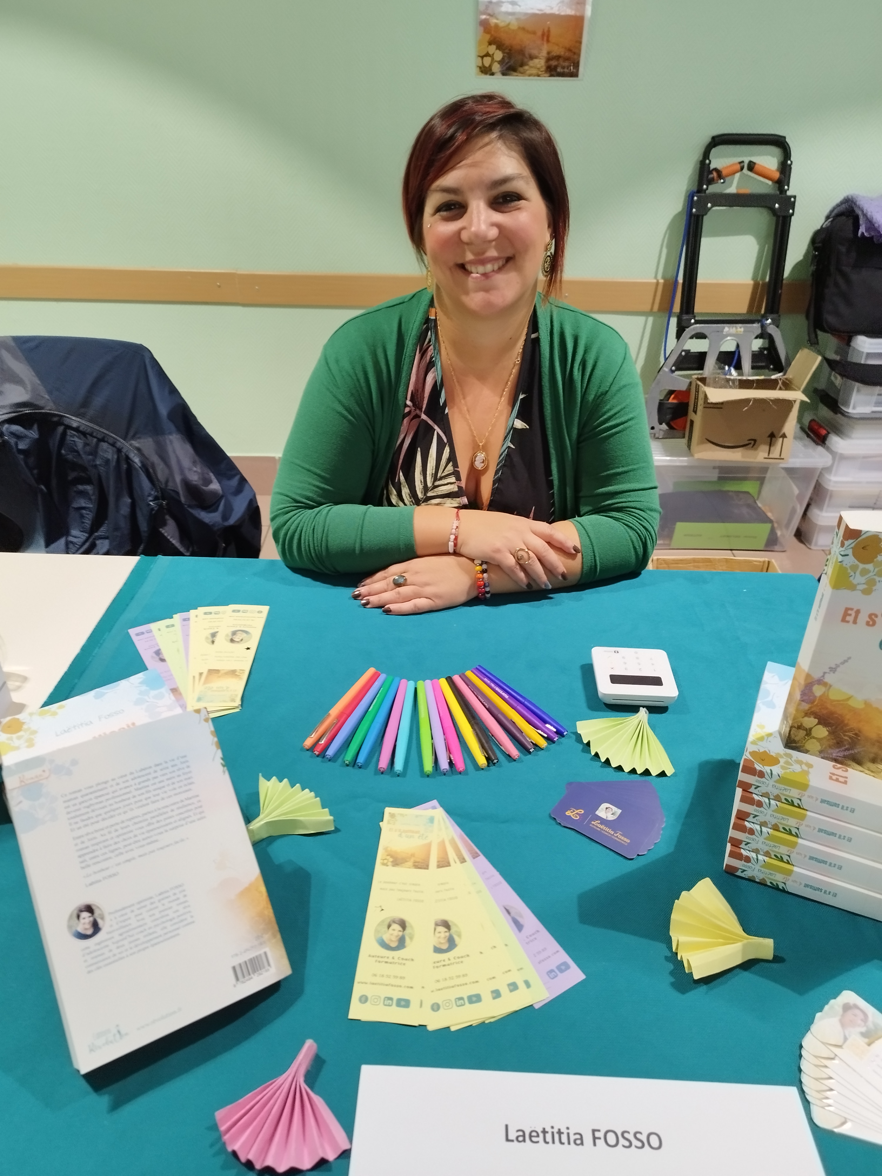 Belles rencontres au salon du livre de Rettel (57) pour notre auteure Laëtitia Fosso