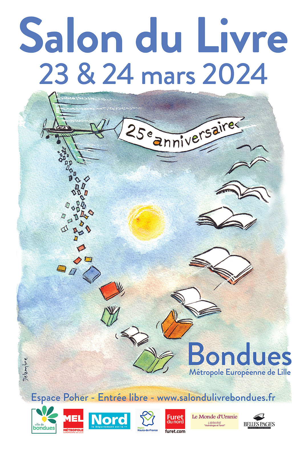 J-22 avant le Salon du livre de Bondues. 