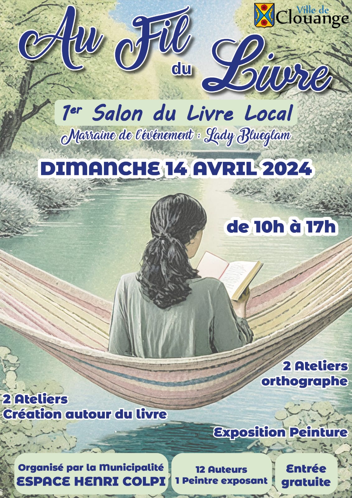 Laëtitia Fosso au salon du livre de Clouange 